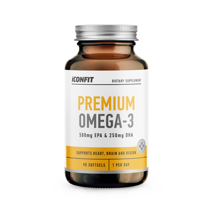 ICONFIT Premium Omega-3 Taukskābes (90 Kapsulas)