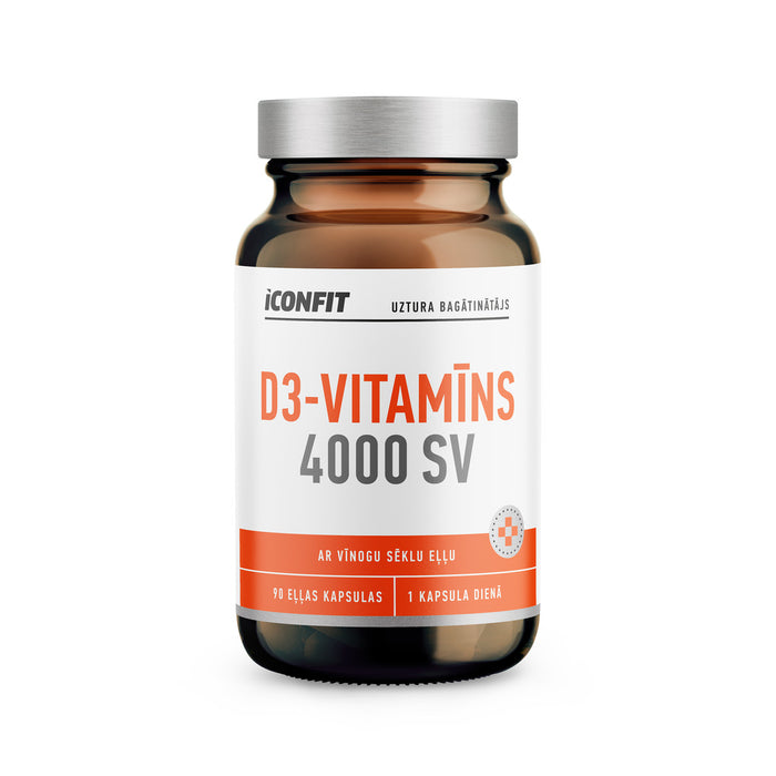 ICONFIT Vitamīns D3 4000SV (90 Oil Capsules) - LV