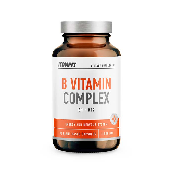 ICONFIT B vitamīnu komplekss (90 kapsulas)