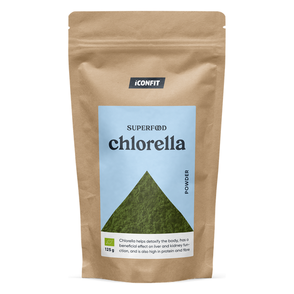 ICONFIT Bioloģiskais hlorellas pulveris (125 g)