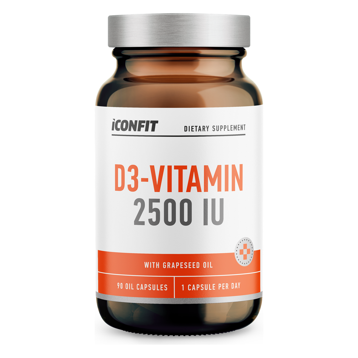 ICONFIT D3 vitamīns 2500 IU (90 kapsulas)